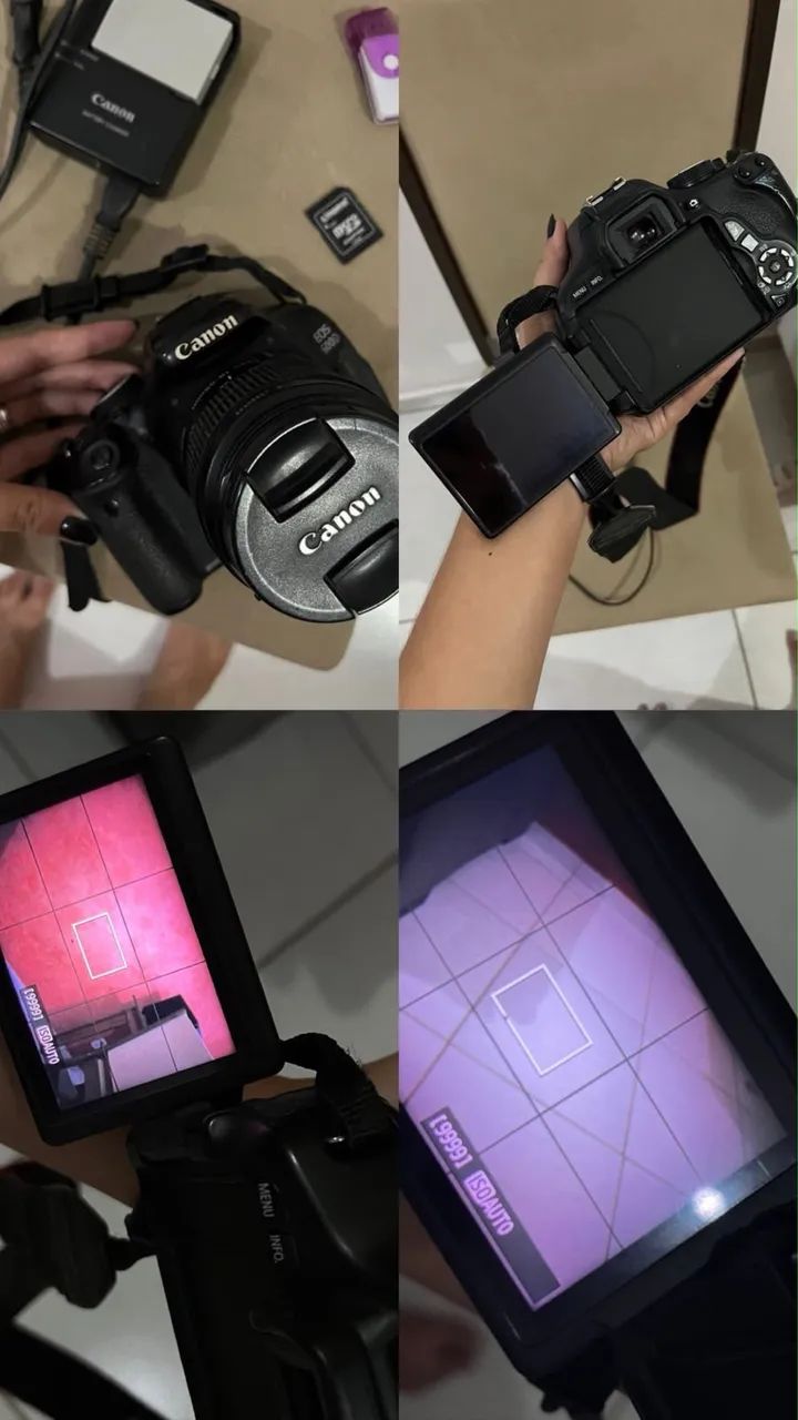 Câmera canon