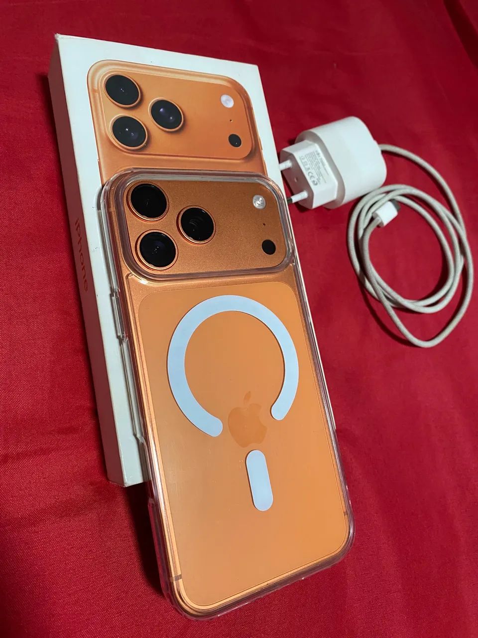 IPhone 17 pro Max Laranja 256g  - Foto 4