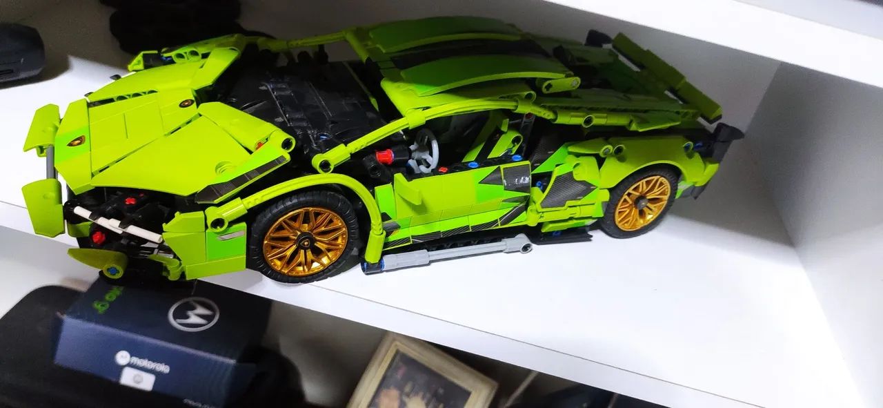 Carrinho lego ja montando,+motor elétrico  - Foto 4
