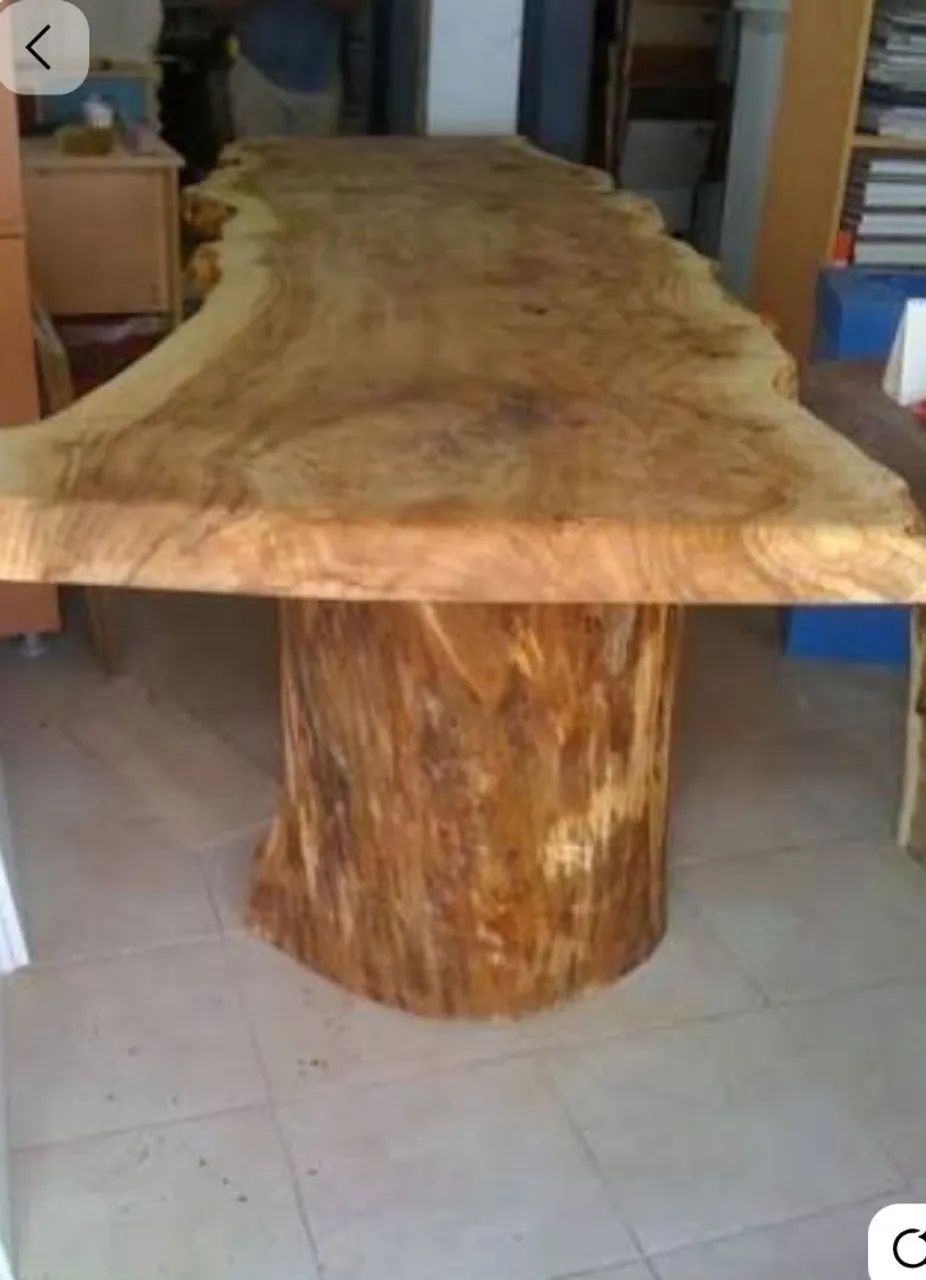 Mesa rustica luxo área externa