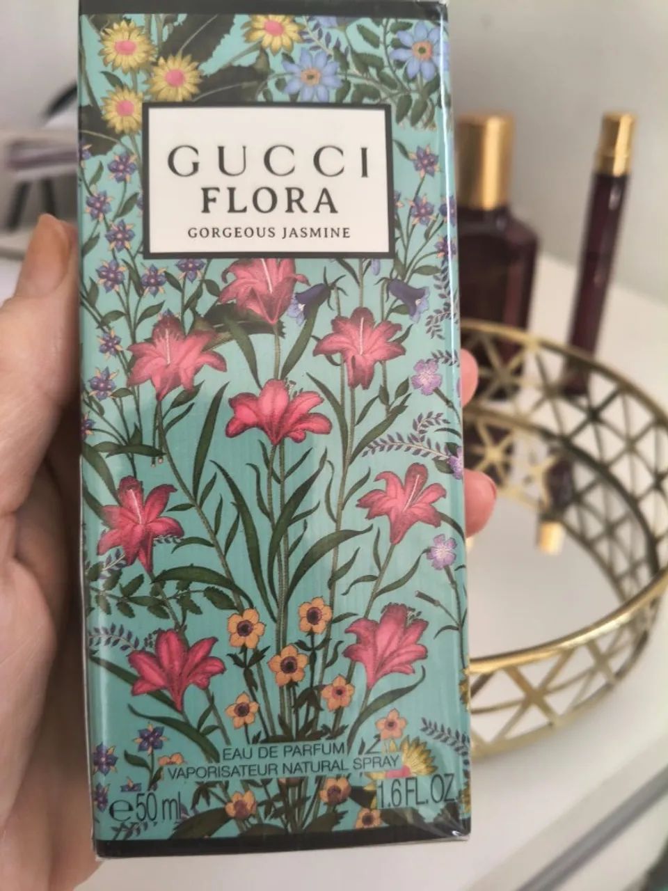Perfume Gucci Flora Gorgeous Jasmine 50 ml - Foto 4