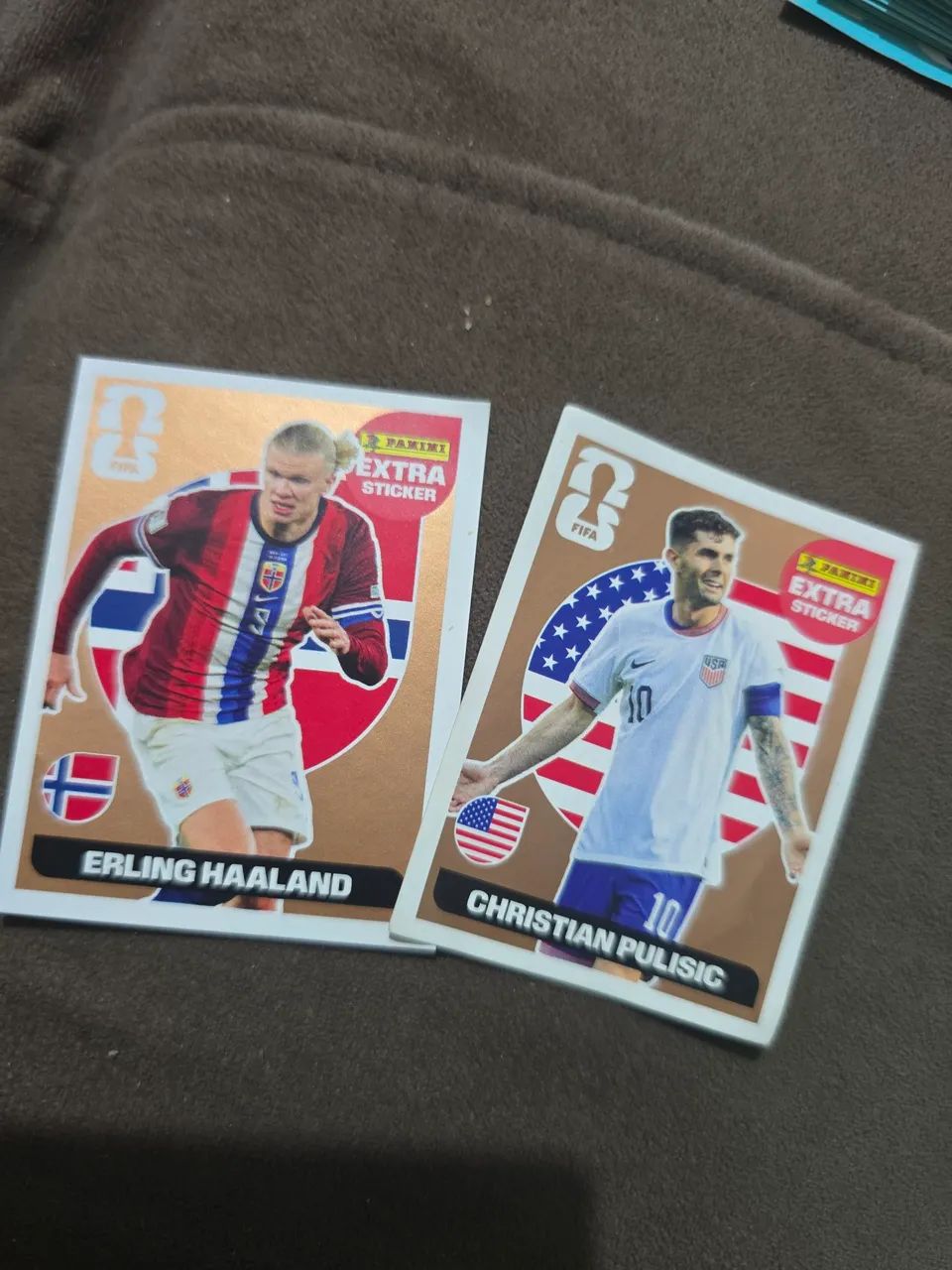 FIGURINHAS EXTRA HALLAND E PULISIC