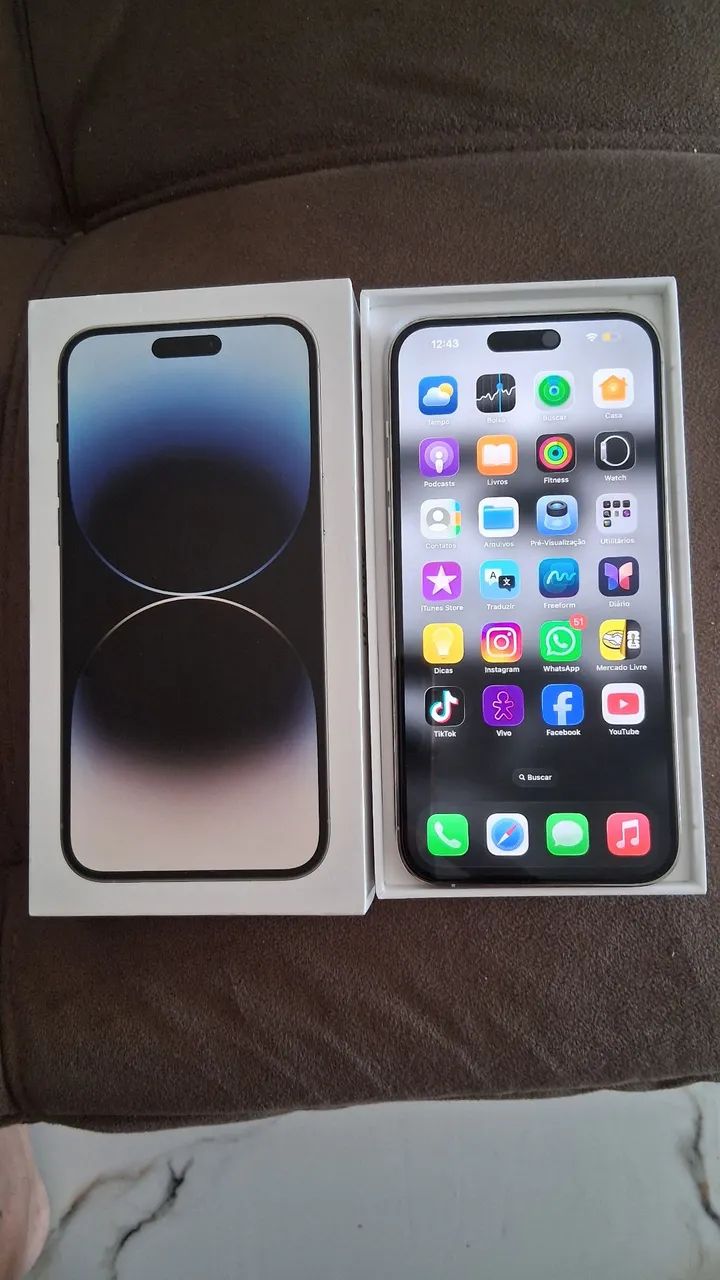 14 PRO MAX NA GARANTIA APPLE ATÉ JANEIRO DE 2027 