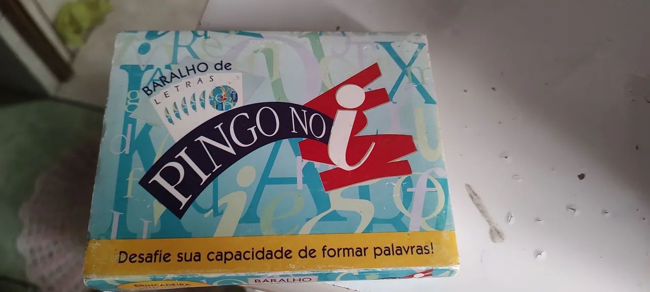 Baralho de letras, Pingo no i