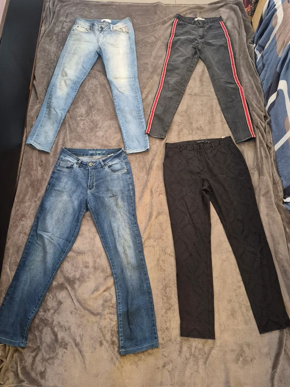 Calça comprida diversas tam 38/40 lote com 8 peças  - Foto 4