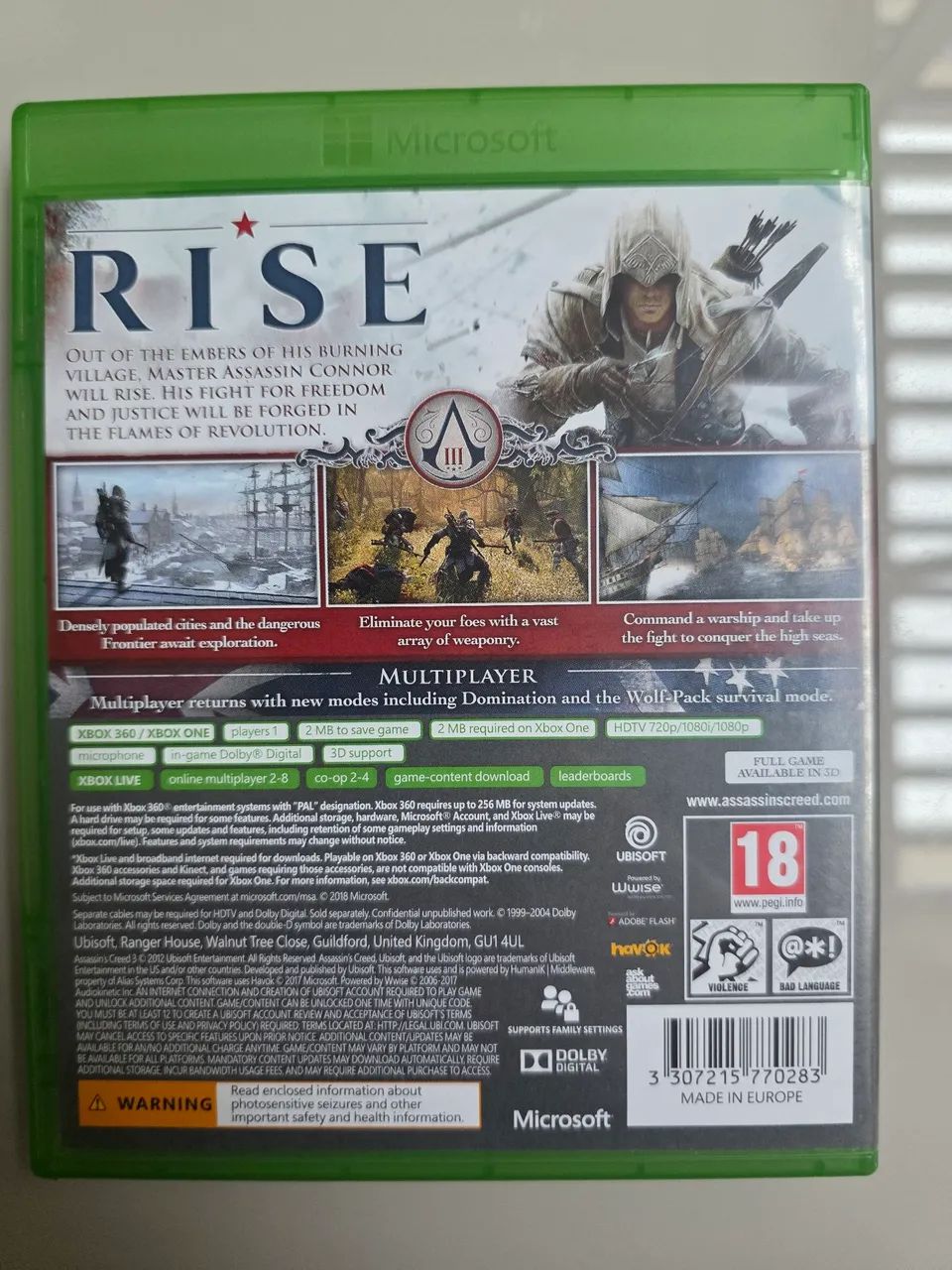Assassin's Creed 3 xbox one & 360 - Foto 2