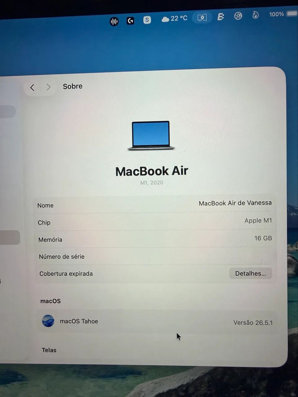 Macbook Air M1 16GB/512GB - Notebooks - Jardim América, Goiânia
