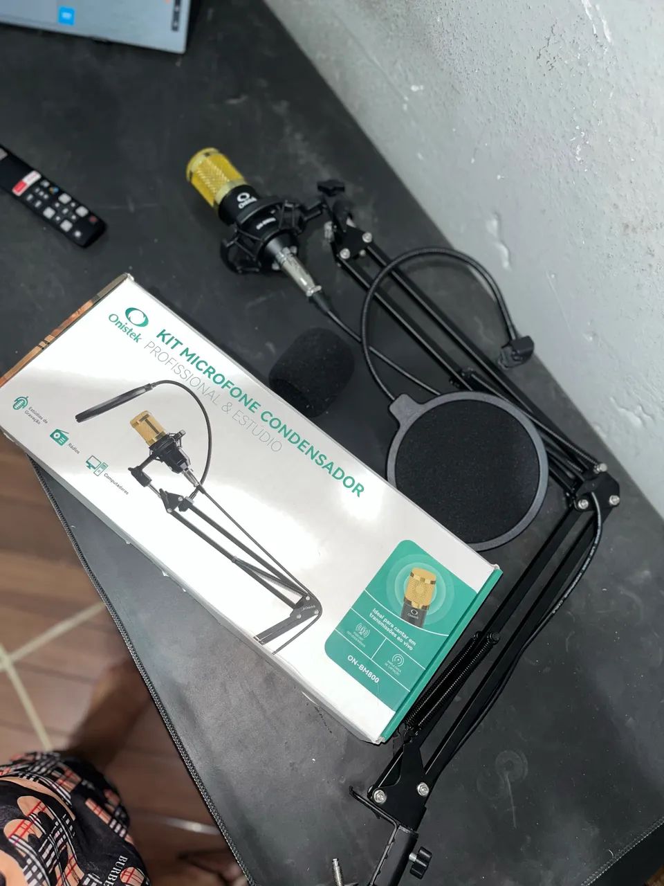 MB800 Microfone condensador Gamer e Profissional  - Foto 4