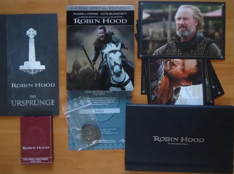 Gift Set Bluray/dvd steelbook Robin Hood - Foto 3