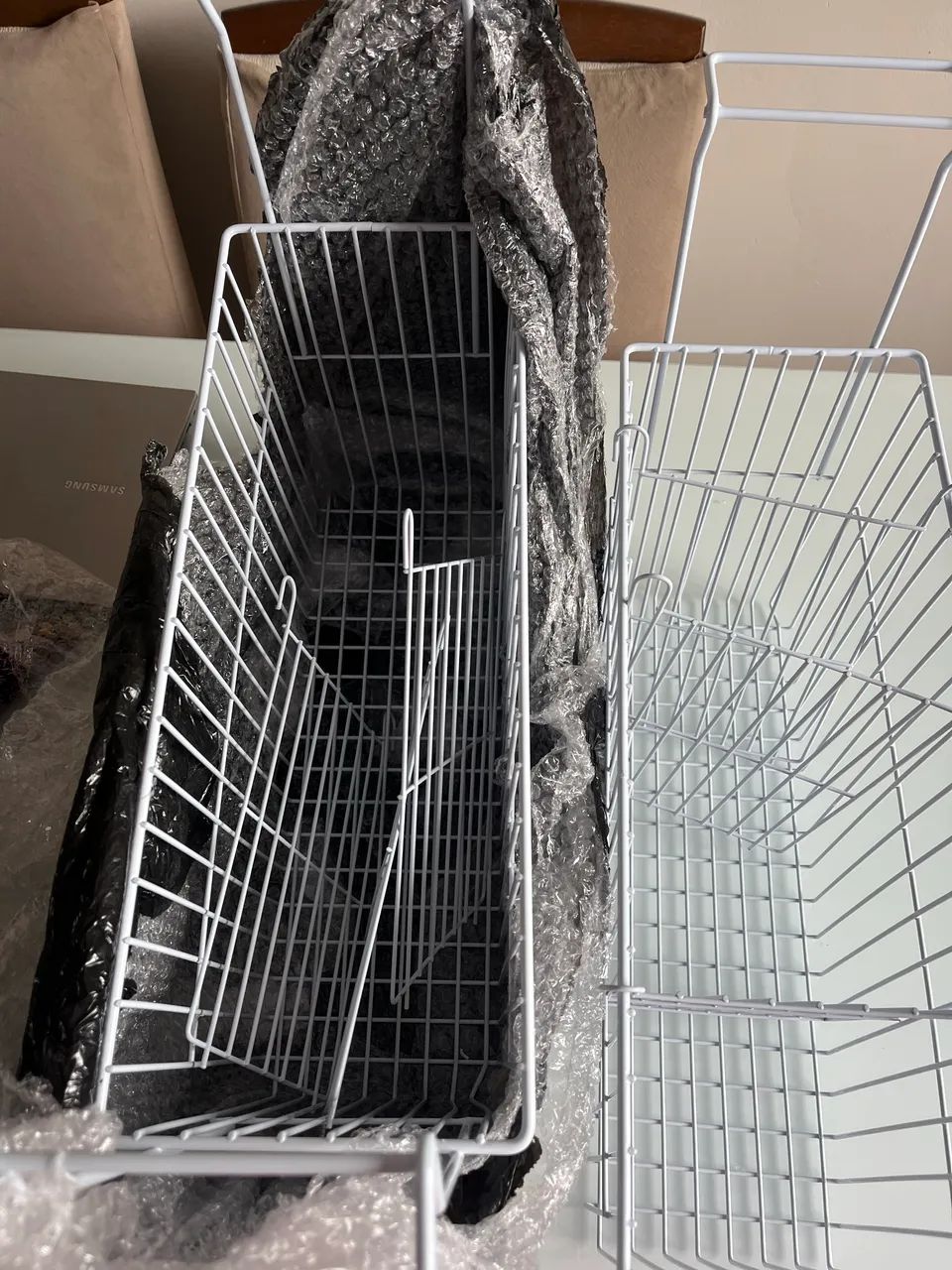 2 cestos para freezer com 6 divisores  - Foto 4