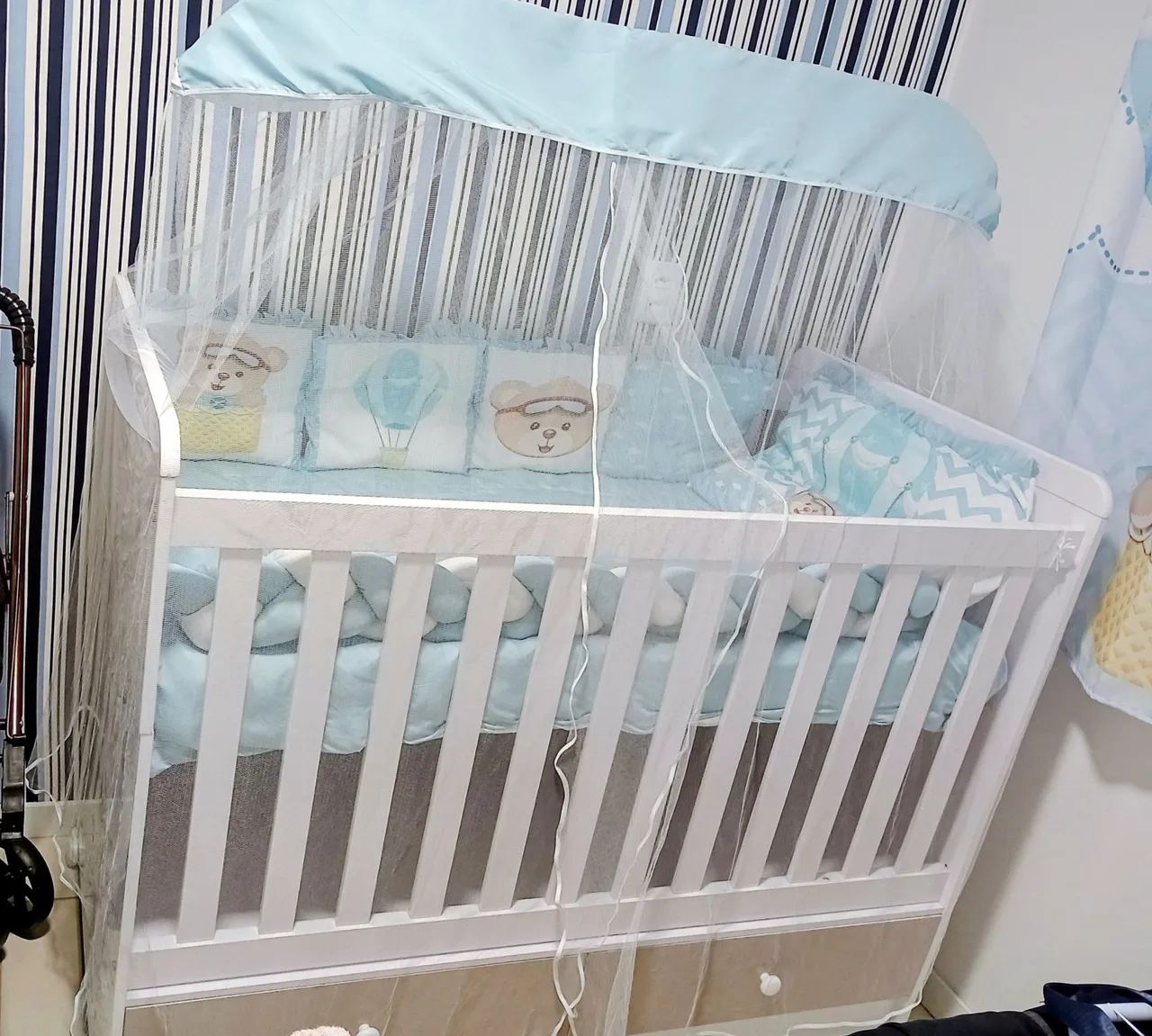 Berço vira cama