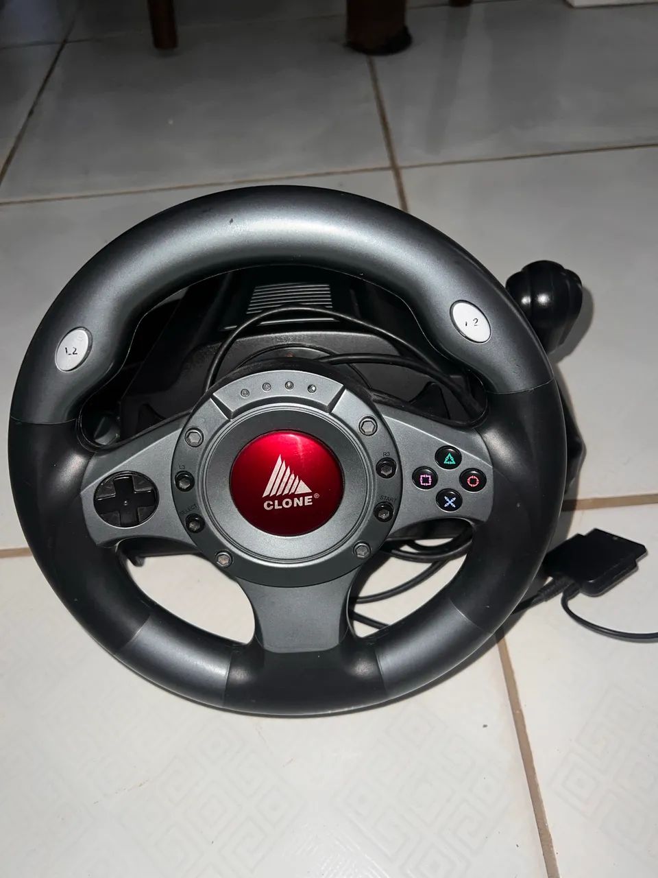 Volante compatível com PC ou PS2 - Foto 4