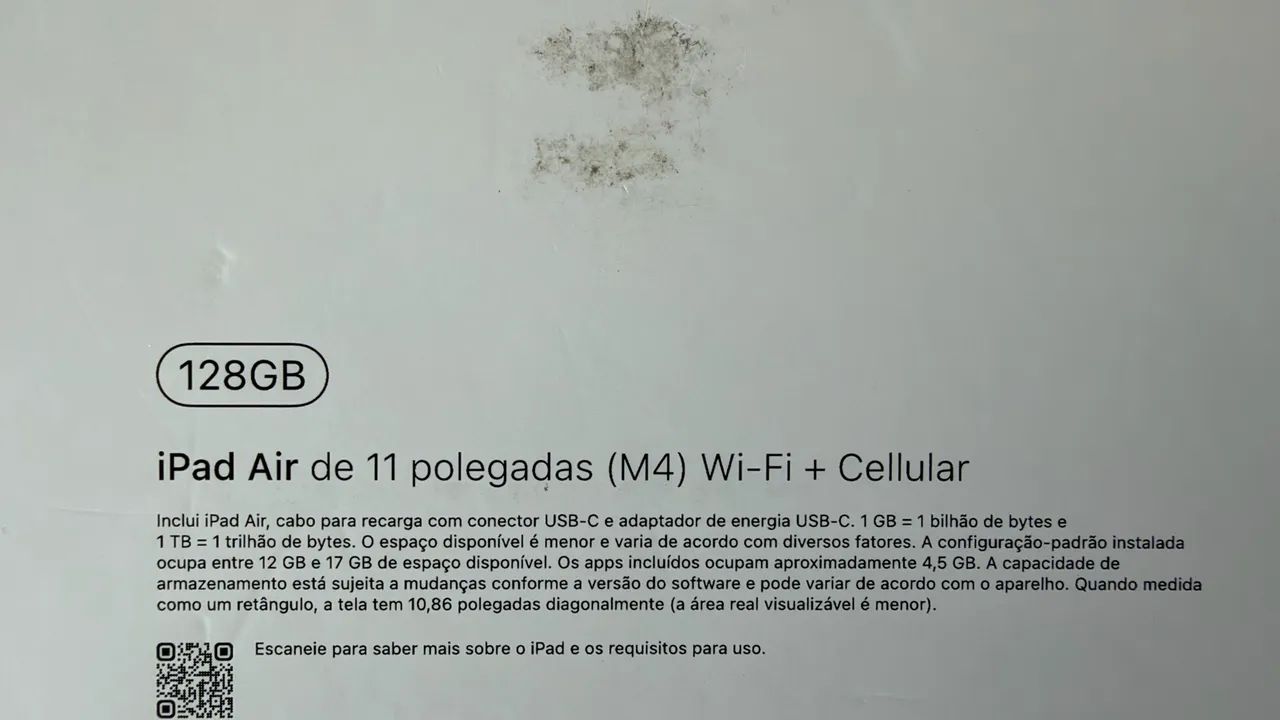 IPAD AIR M4 128GB WIFI + CELULAR  - Foto 3