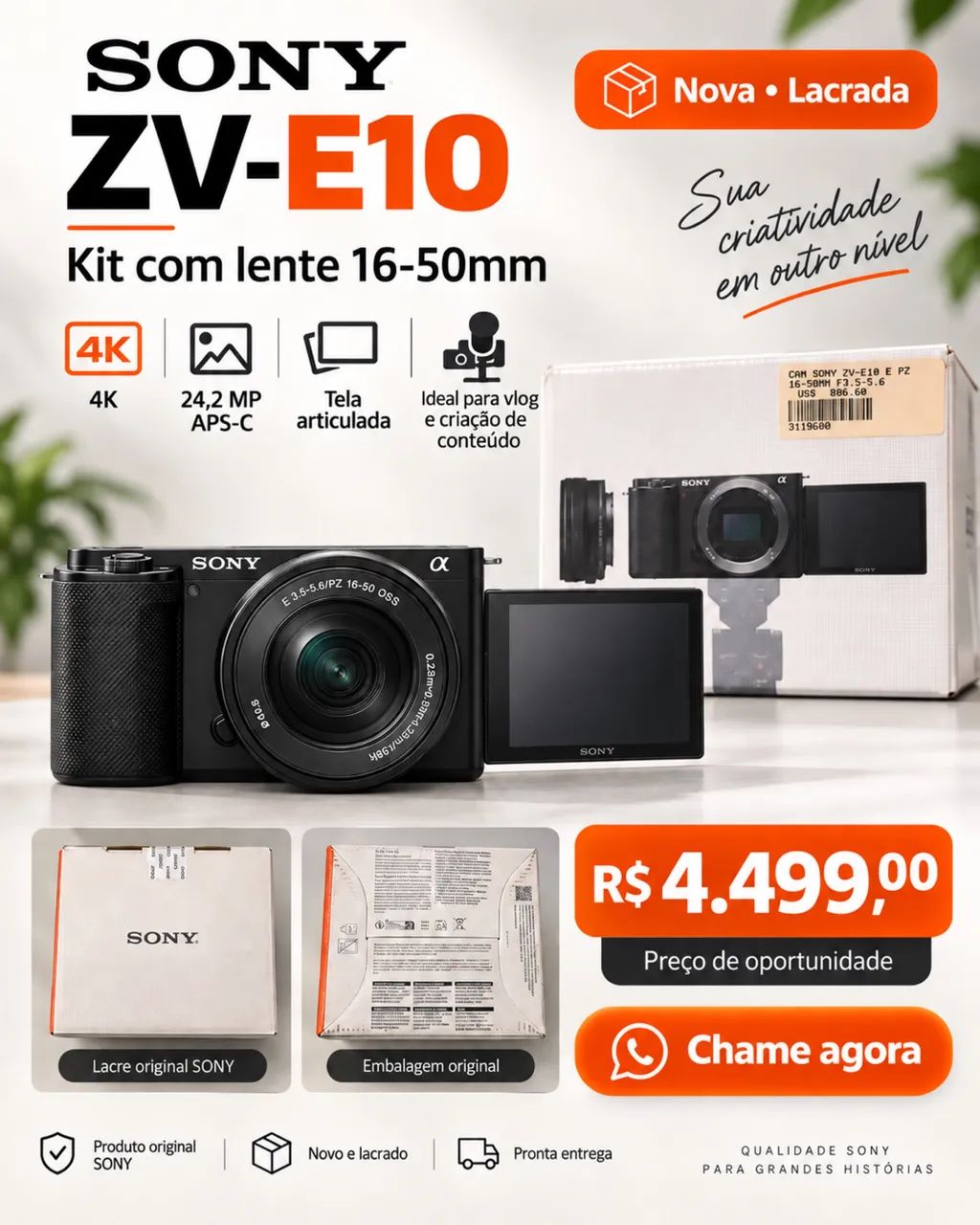Sony ZV-E10 - Foto 2