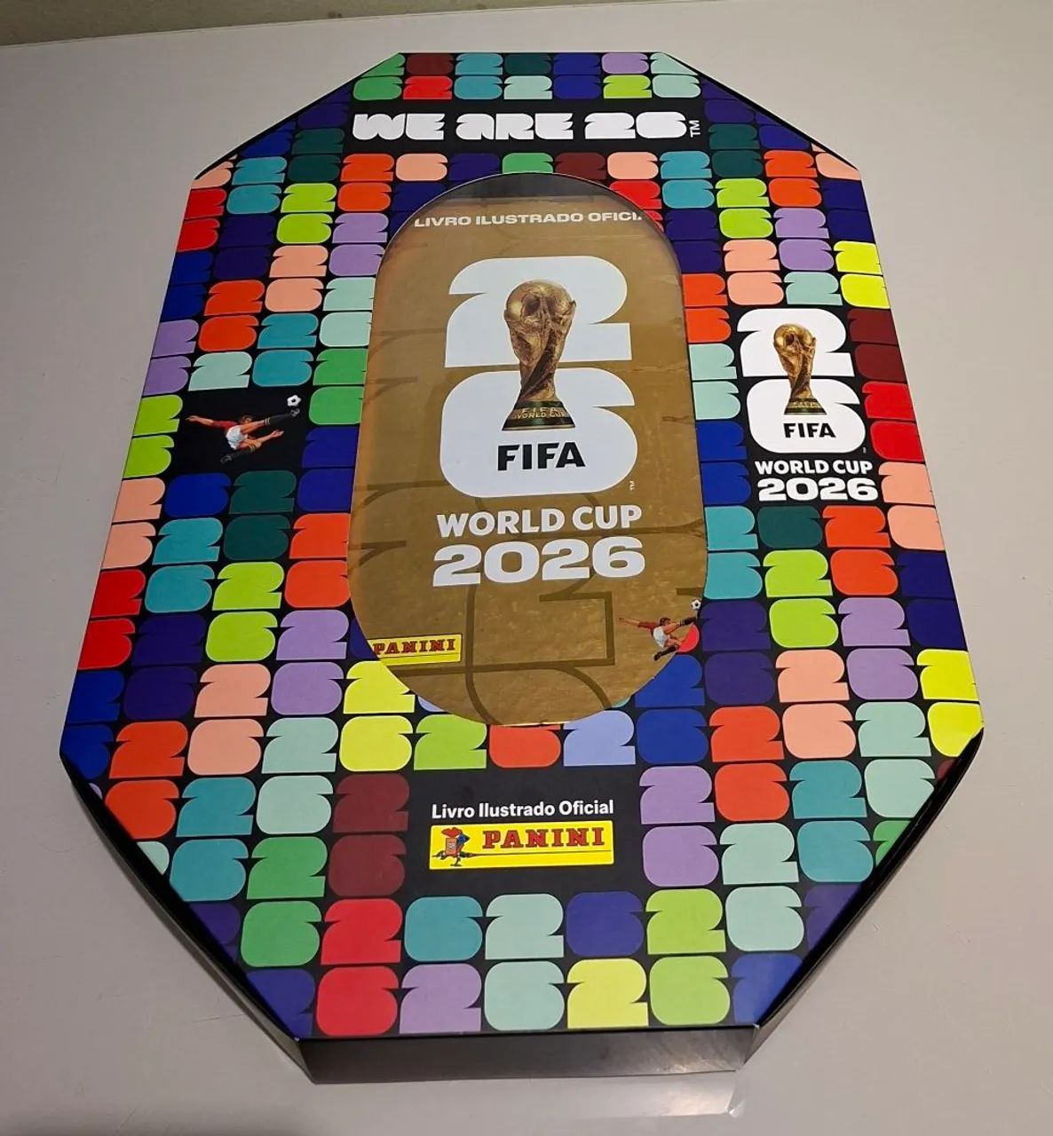 Álbum Dourado Numerado Copa 26 - Completo + Brindes - Foto 2