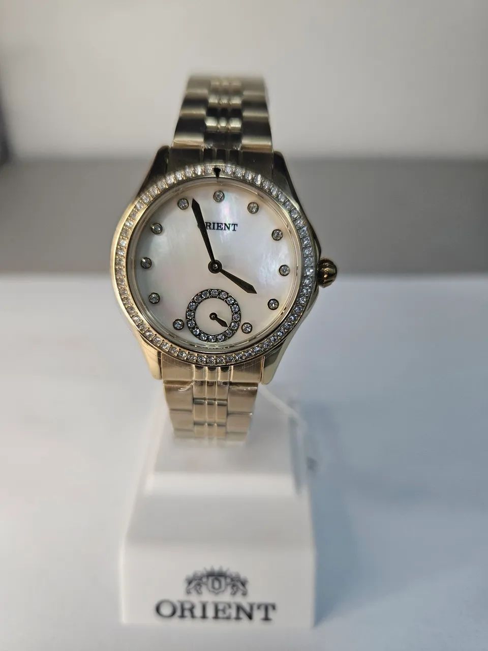 Relógio Quartz Aço Dourado Orient - Foto 4