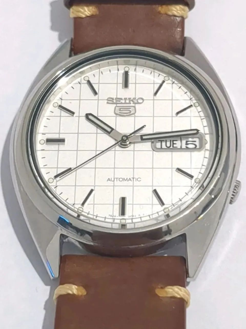 Relógio Seiko 5 Aautomático snxf05k 37mm - Foto 5