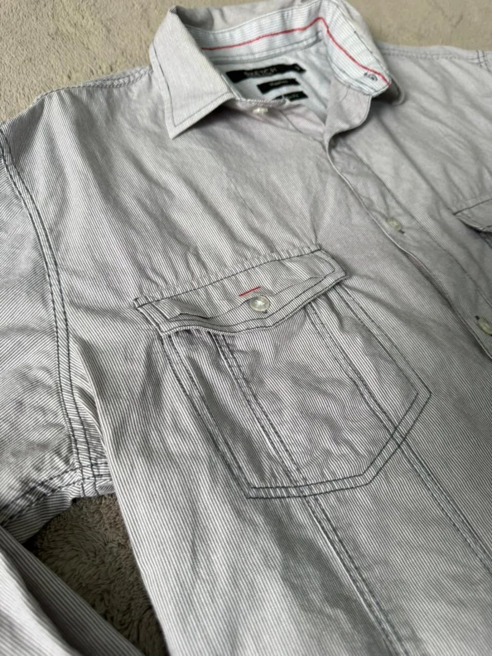 camisa sketch listrada  - Foto 4