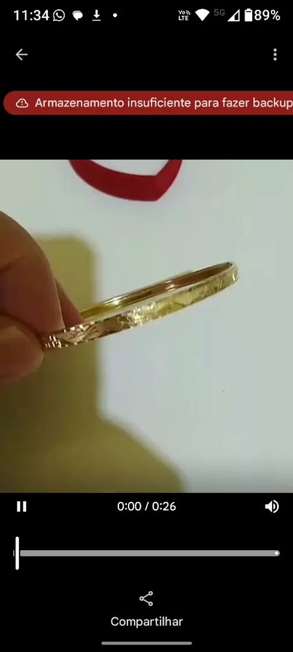 Bracele em ouro 