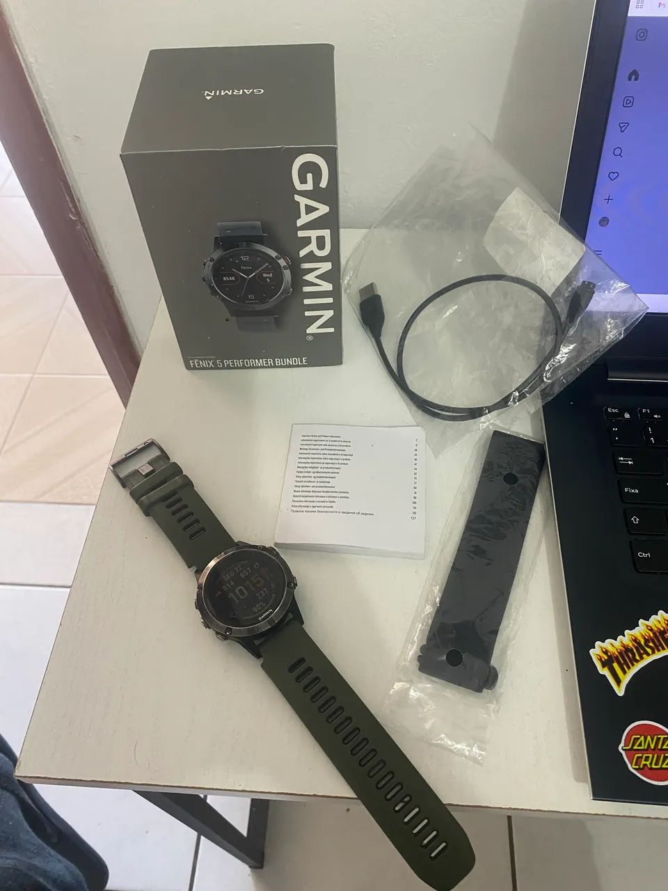 Garmin Fênix 5 performer bundle zeradinho!  - Foto 3