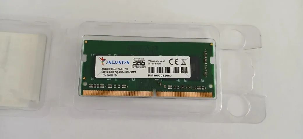 Memória RAM Notebook 4GB DDR4 3200MHz ADATA - Original