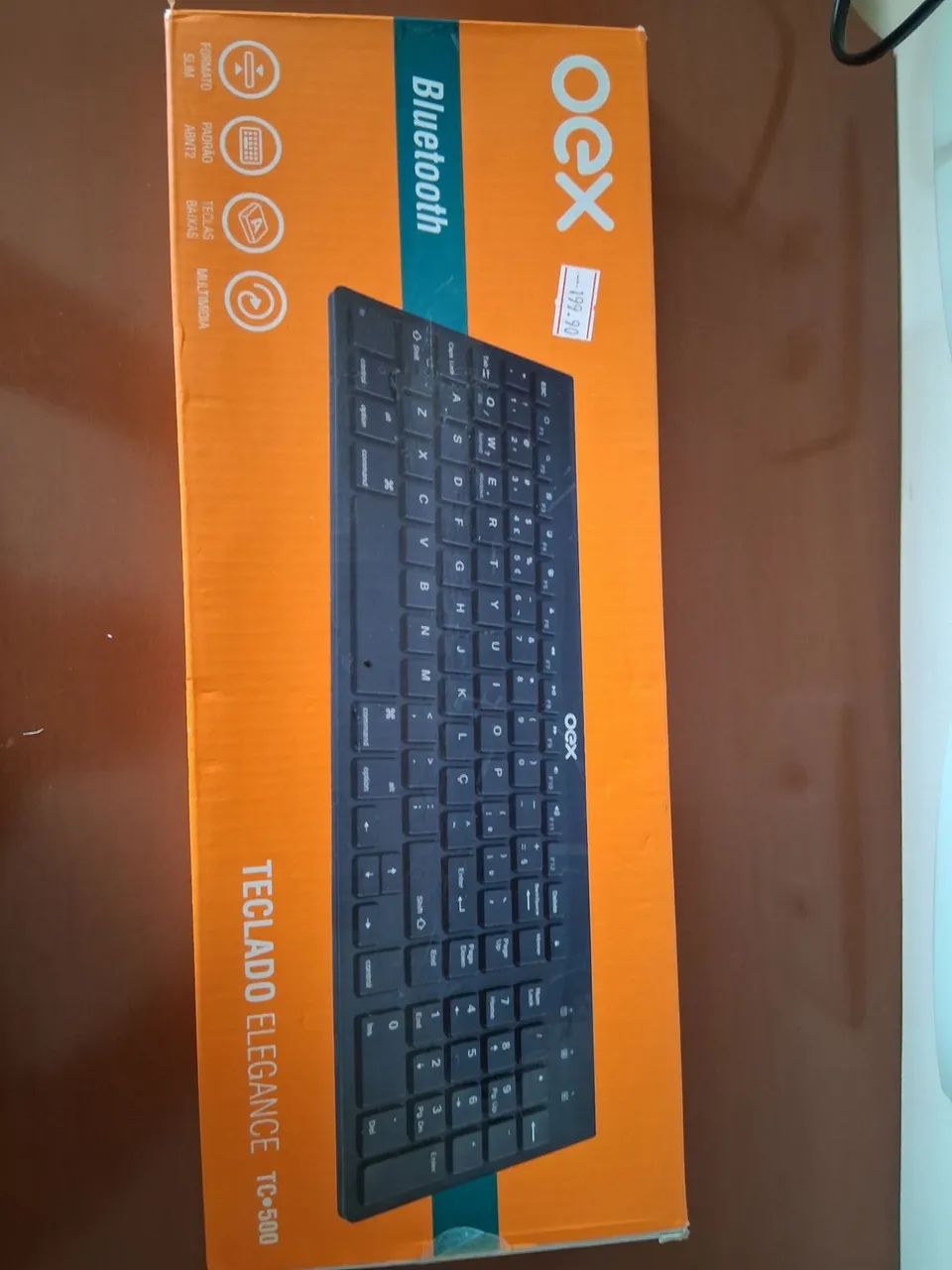 TECLADO BLUETOOTH OEX TC 500 (Na caixa) - Foto 2