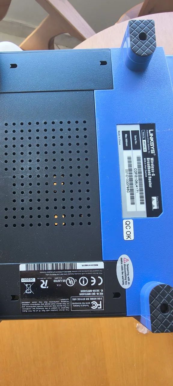 Roteador Linksys WRT54G - Foto 3