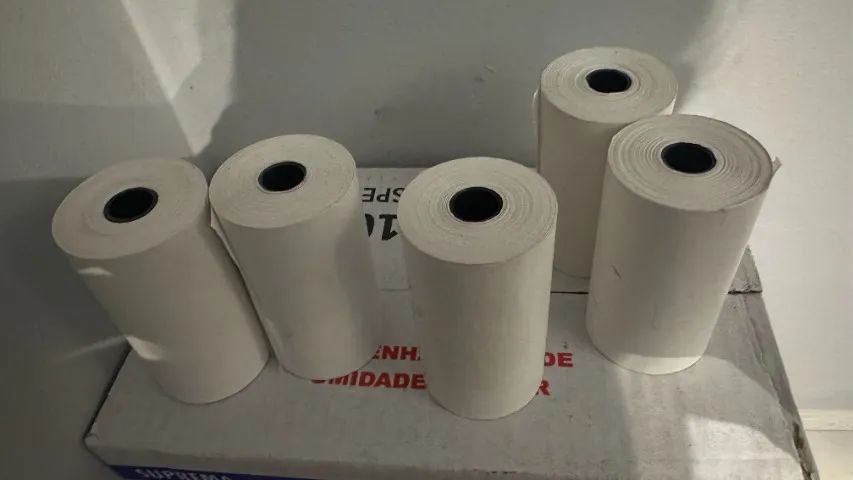 Bobina Térmica Branca 79x30 PDV Cupom Fiscal - 2 caixas fechadas Total 60 Bobinas + brinde - Foto 3