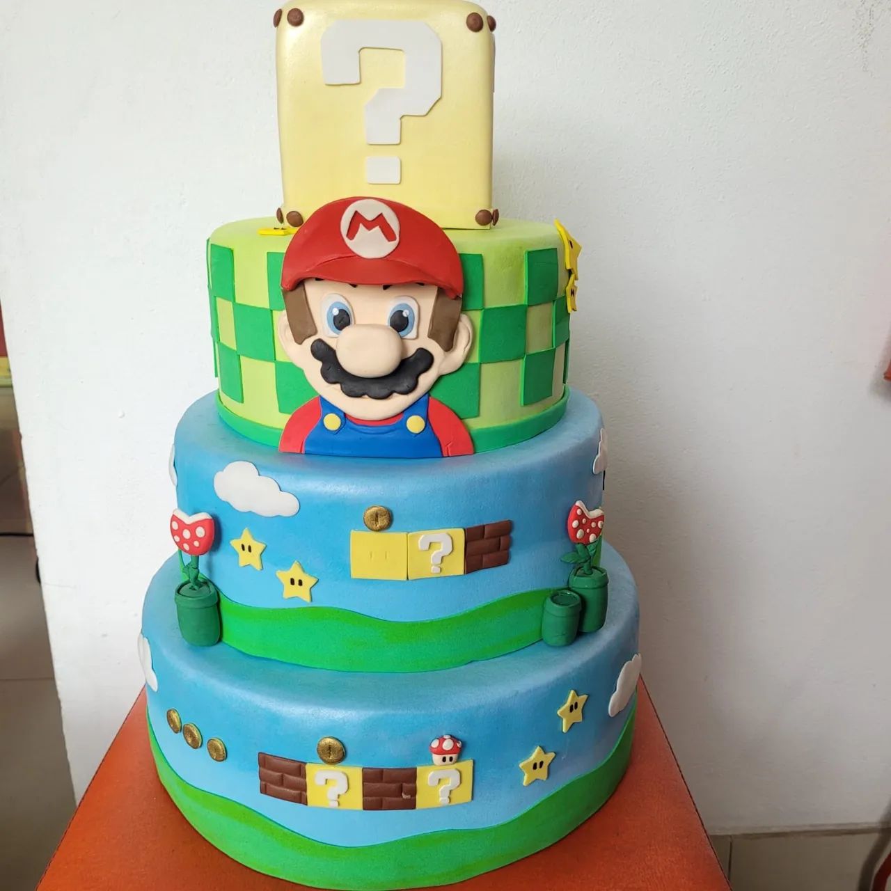 Bolo Fake Mário Bros