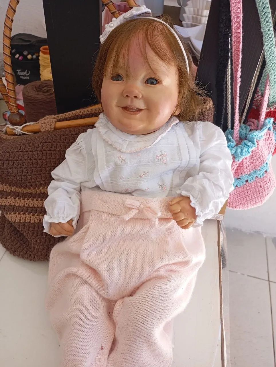 Boneca bebê reborn nova  - Foto 3