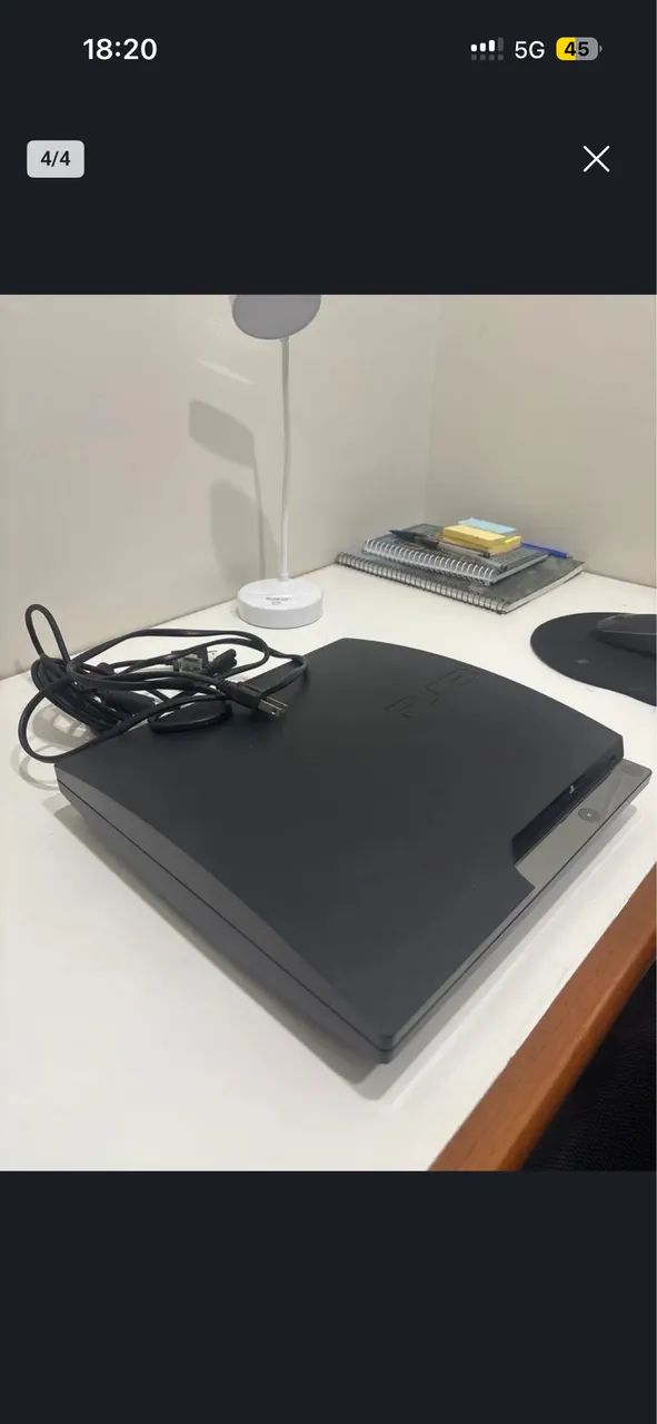 PS3 (com defeito) + 2 controles + 12 jogos. - Foto 5