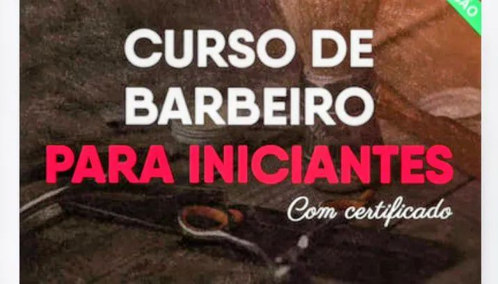 Faça agirá seu curso de barbeiro profissional com certificado por apenas 79.99       