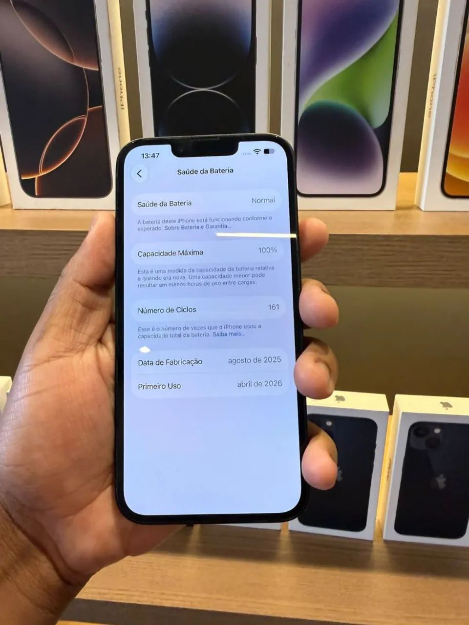 16 E 256GB SAÚDE 100% COM GARANTIA APPLE - Foto 4