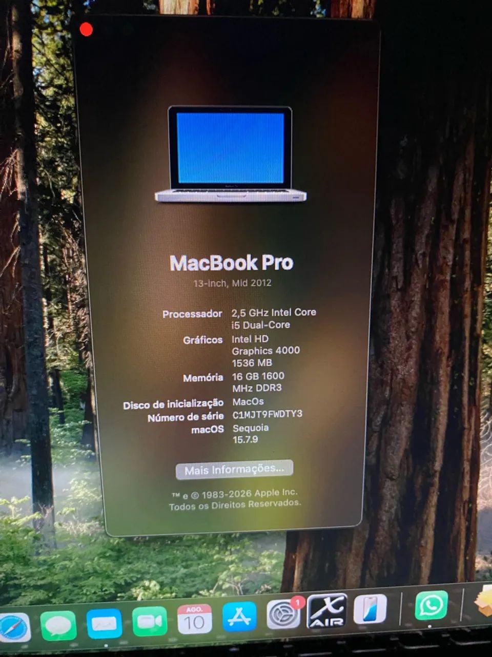 Mac book pro atualizado com macOS sequoia - Foto 2