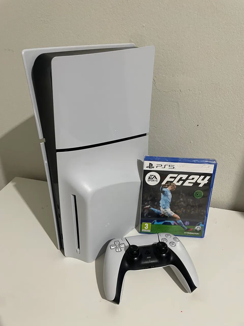 PS5 slim 1 terá - C/ leitor - completo c/caixa  - Foto 4