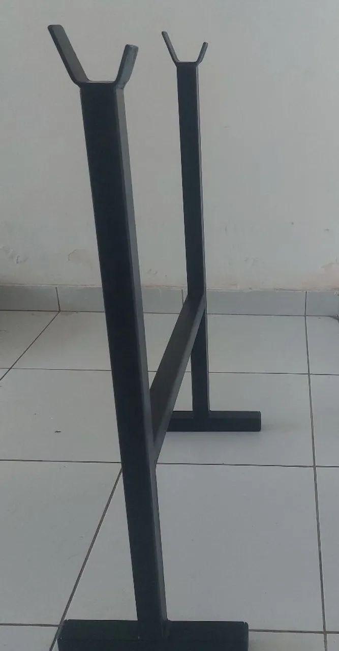 Suporte cavalete academia  para barra  - Foto 4