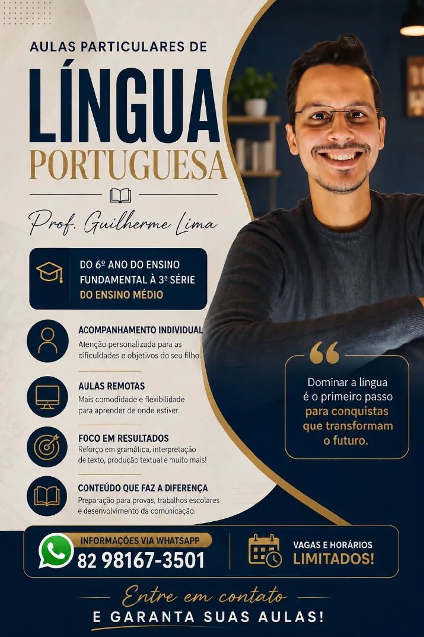 Aulas Particulares de Reforço