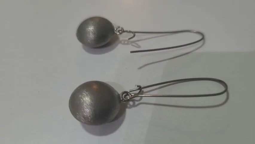 Brinco prata fosca Argento  - Foto 3