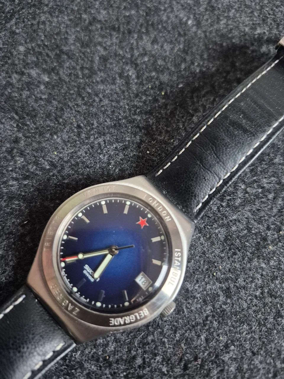 Relógio Swatch 007 contra a Rússia - Raro - Foto 4