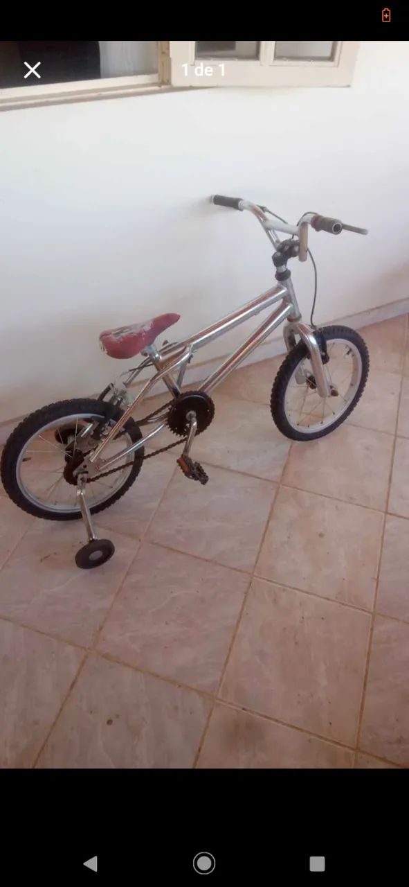 Bicicleta aro 16, só pegar e andar.