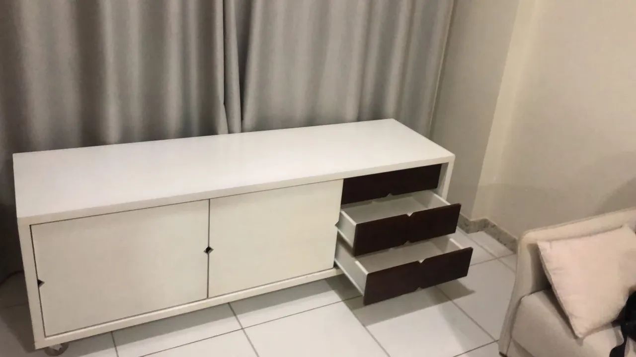 Vendo rack branco da loja Nobel - excelente qualidade  - Foto 3