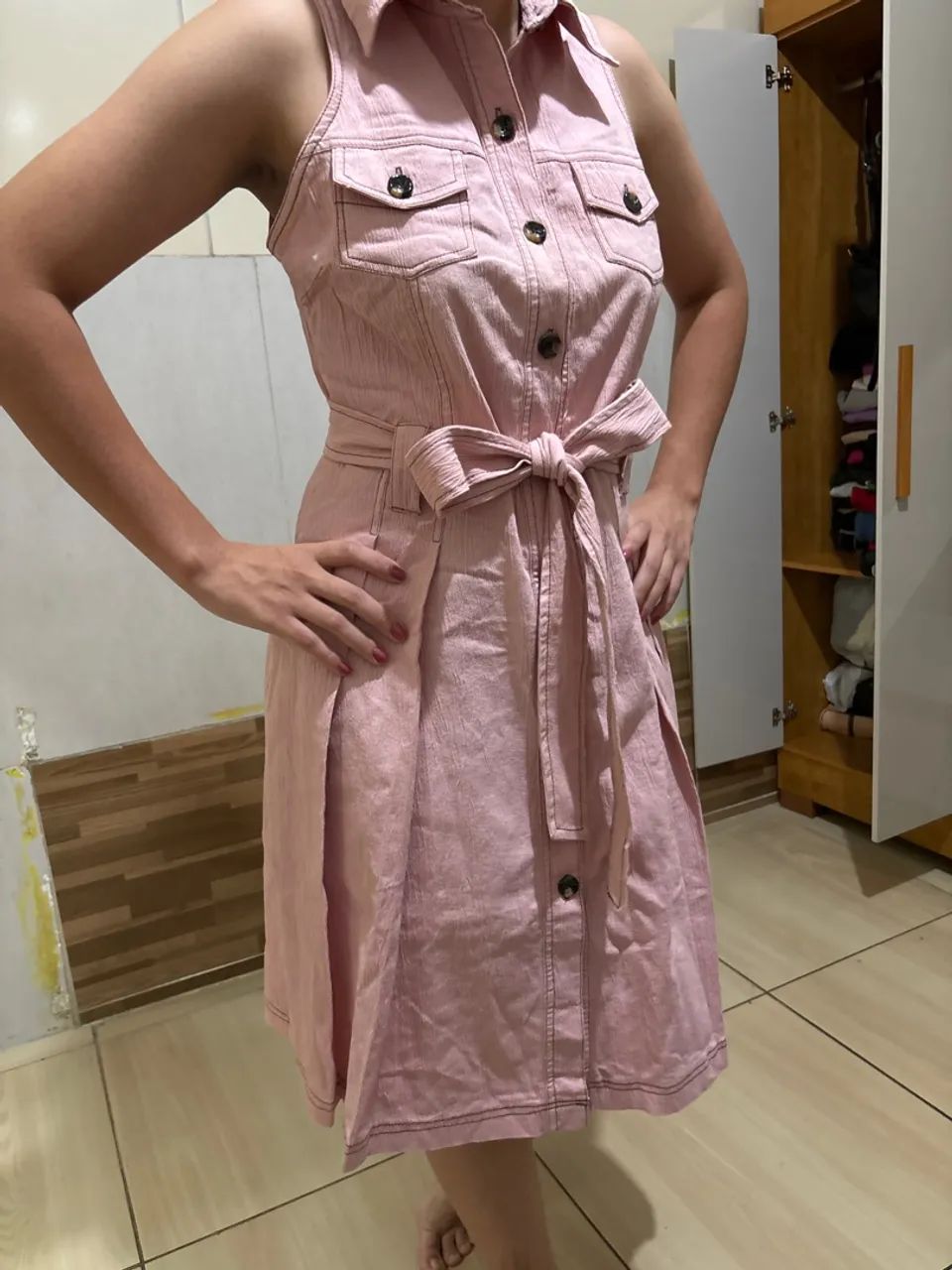 VESTIDO ROSA - Foto 3