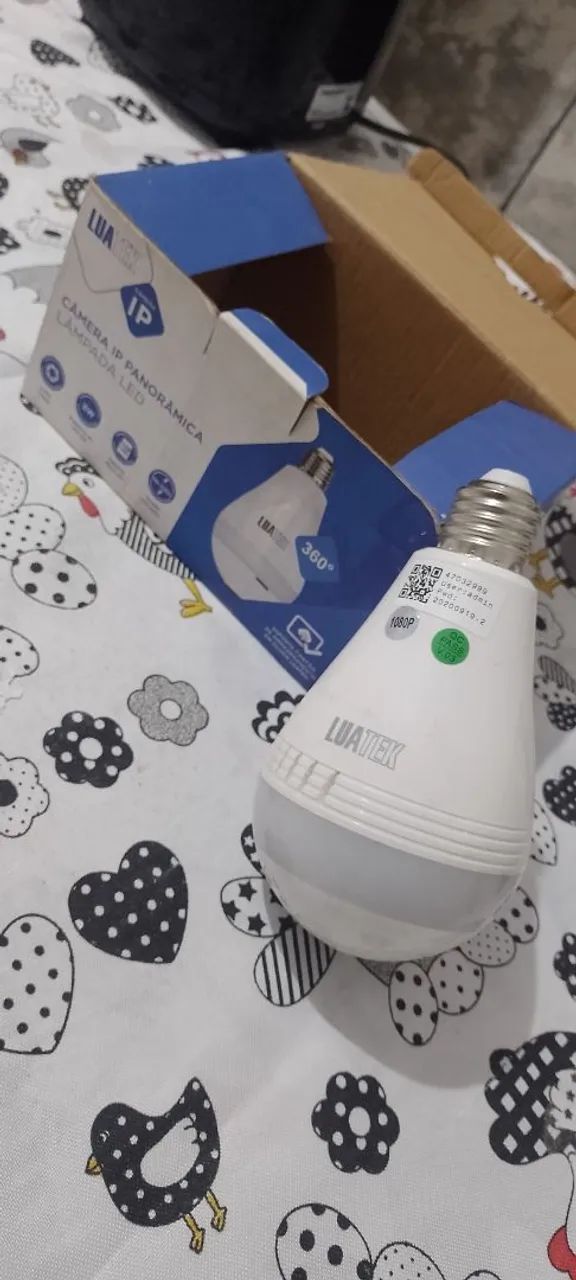 CÂMERA IP PANORÂMICA, LÂMPADA LED - Foto 3
