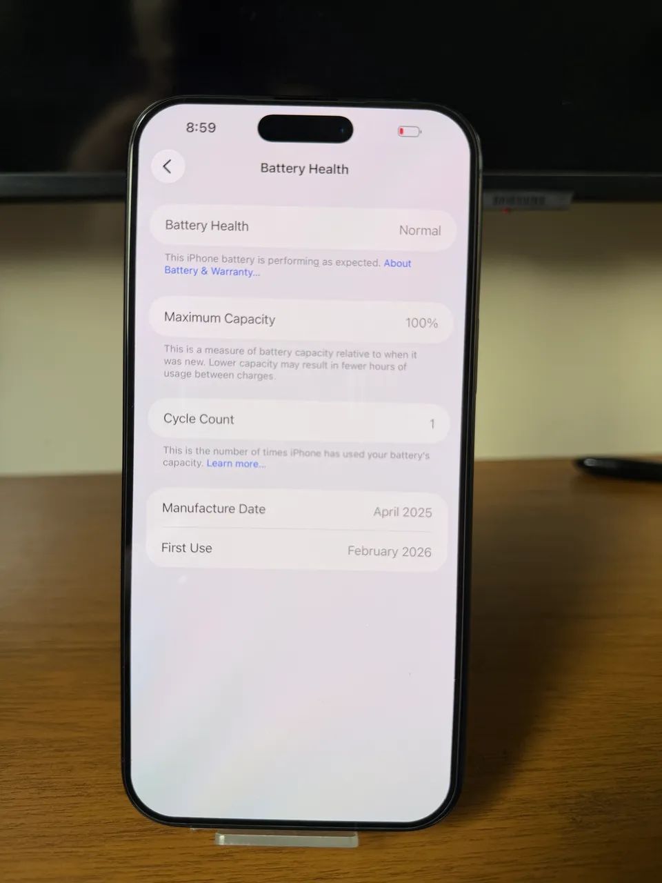 iPhone 16 Pro Max 256 GB - Bateria 100%| Estado de Novo - Foto 2
