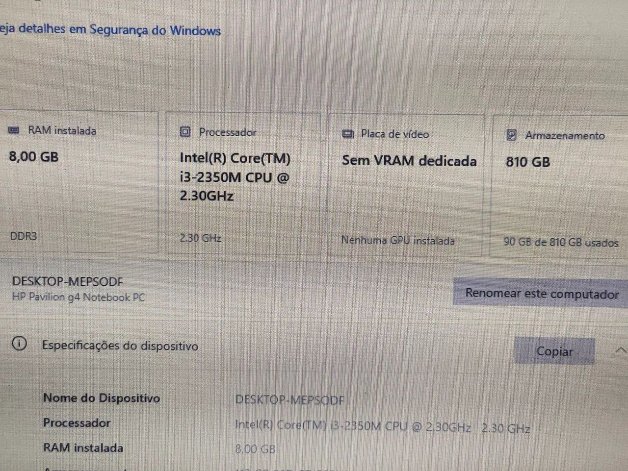 notebook HP Pavilion G4 - Foto 5