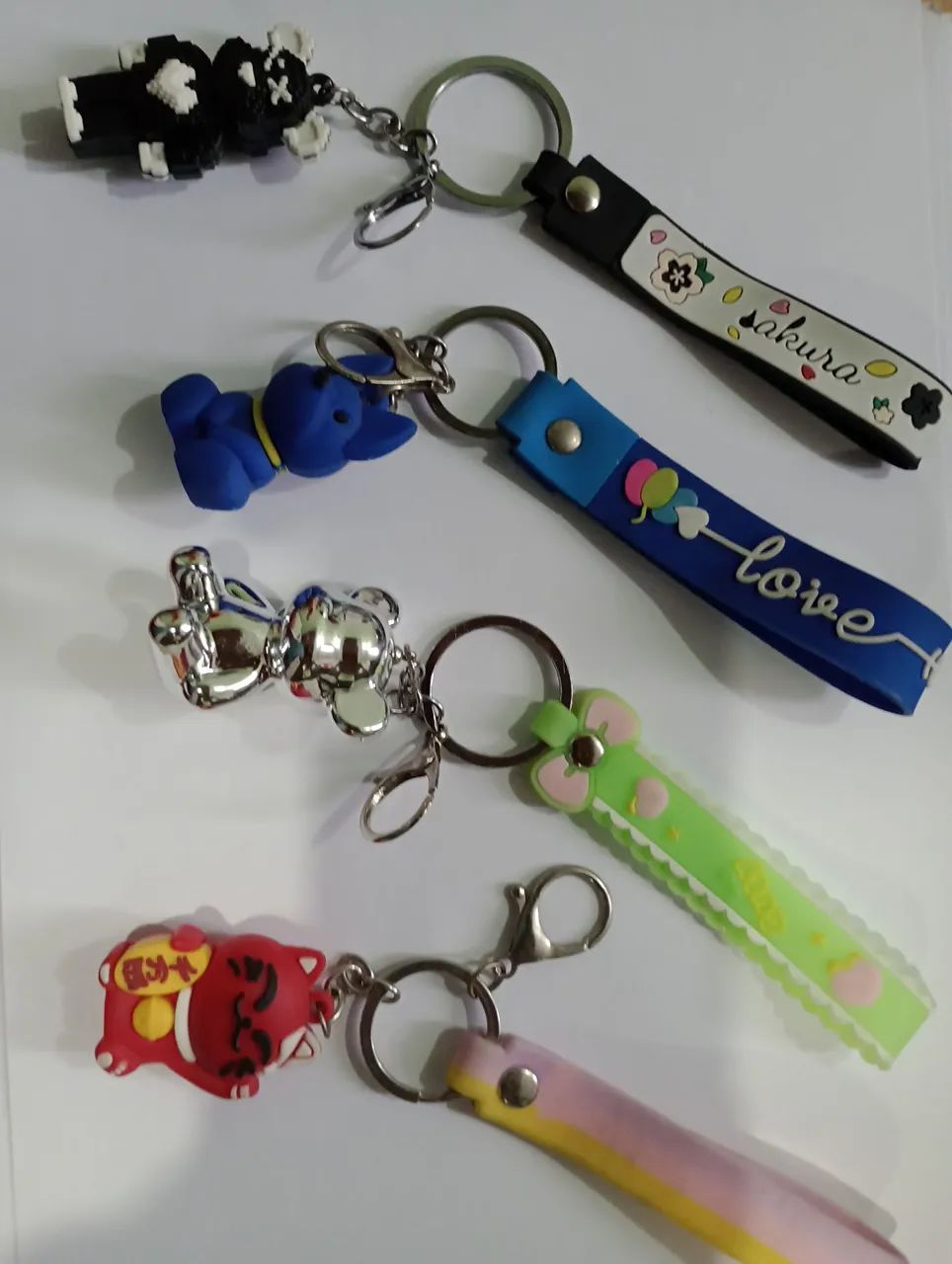 Kit 4 chaveiros