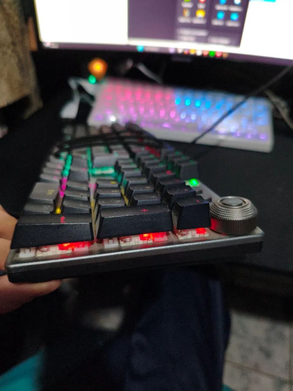 Teclado Gamer Philips SPK 8624 Iluminado RGB - Foto 3