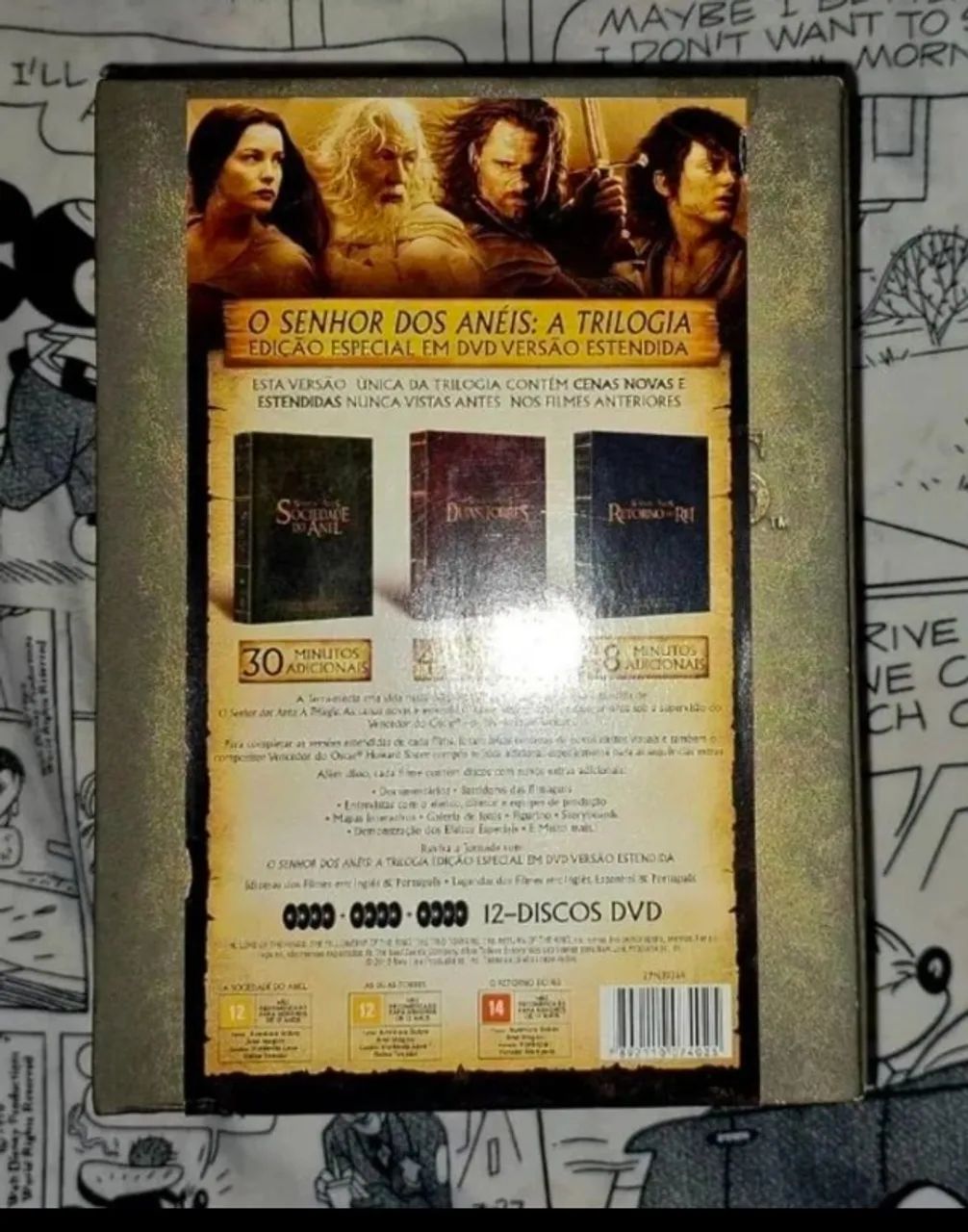 DVD Box Trilogia O Senhor dos Anéis (12 Discos) - Foto 5
