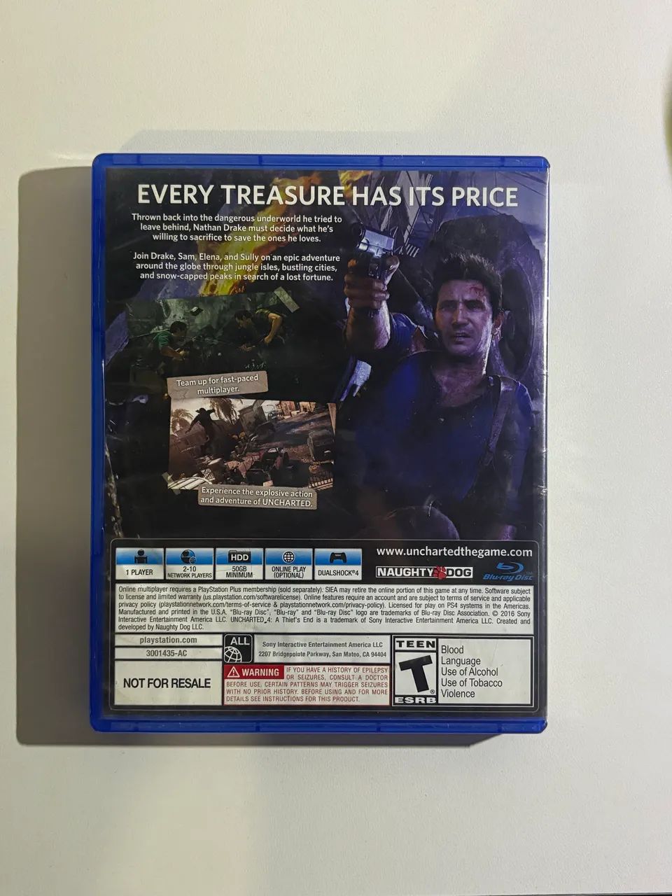 Jogo de Ps4 Uncharted 4 - Foto 2