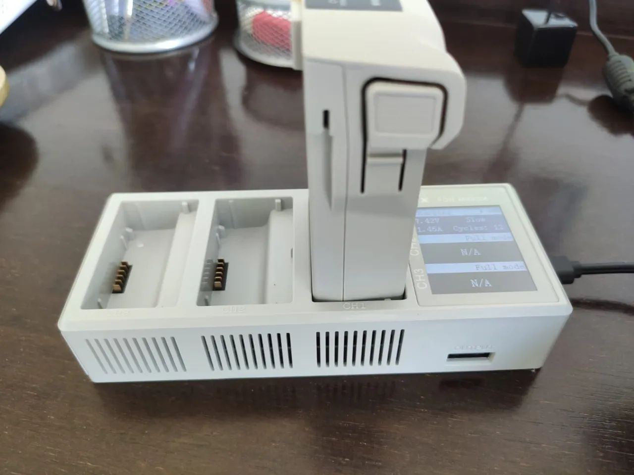 Hub carregador DJI Mini 3 / 4 pro com display lcd - Foto 2